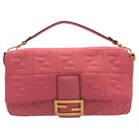 pink fluffy fendi bag|Fendi baguette pink.